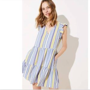 NWT Loft Striped dress